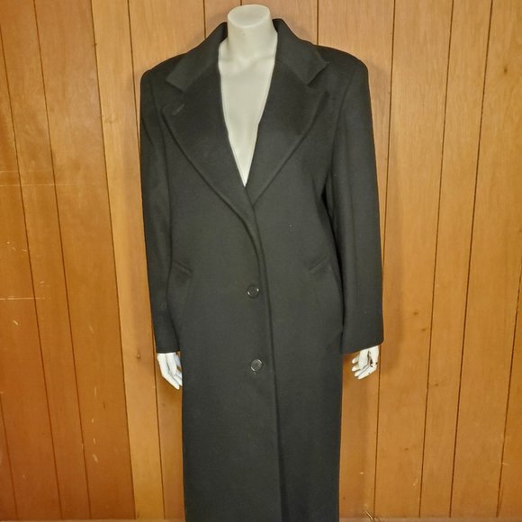 New York Jones Vintage Wool Trench Coat Women's Size 16 - Picture 2 of 7